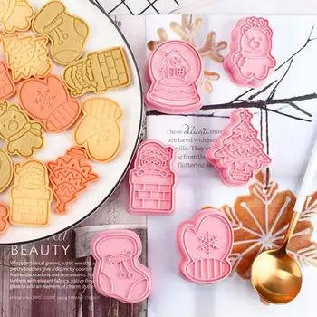 6Pcs/set Christmas Cartoon Shape Cookie Fondant Cutter Tree Tools Molds Decorating Christmas Cooking Cookie Baking DIY C4B6
6Pcs/set Christmas Cartoon Shape Cookie Fondant Cutter Tree Tools Molds Decorating Christmas Cooking Cookie Baking DIY C4B6