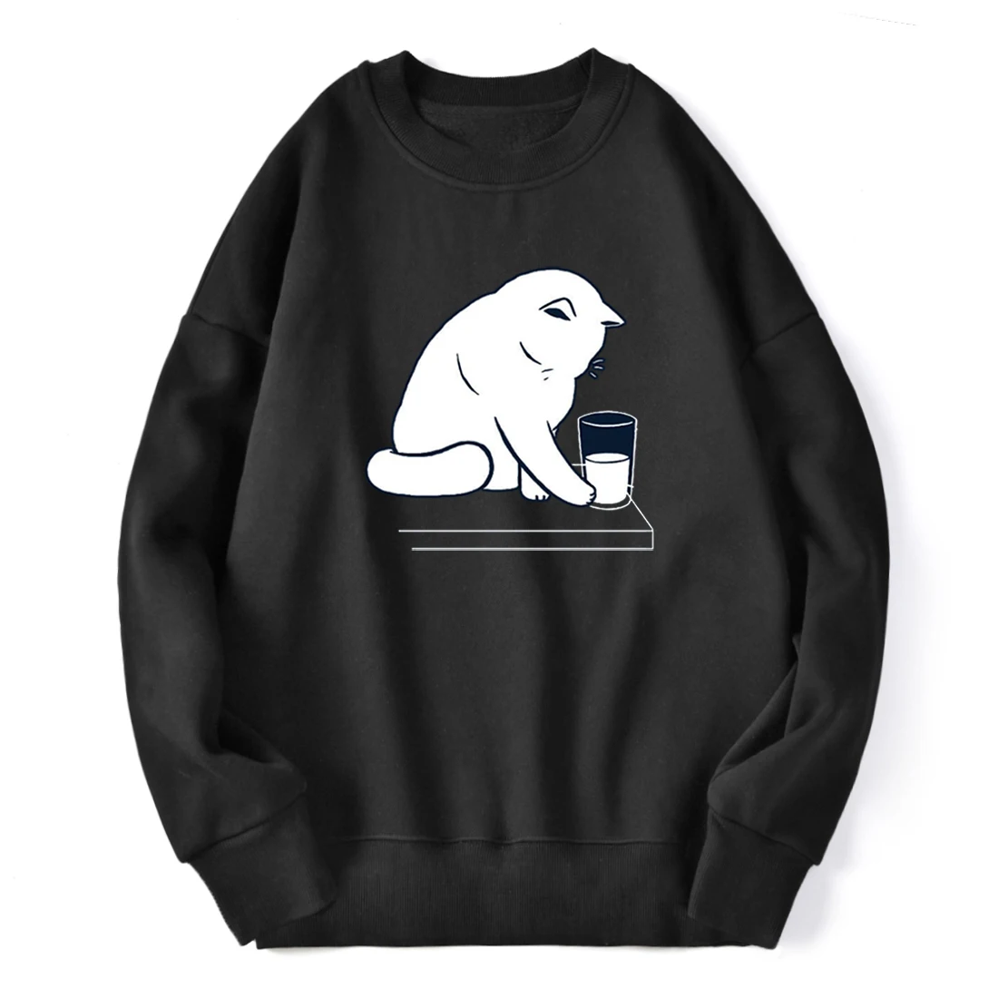 Winter Fleece Sweatshirt Cartoon Cat Printed Man Hip Hop Loose Streetwear 2020 New Autumn Outdoor Crewneck Long Sleeve Pullovers
Winter Fleece Sweatshirt Cartoon Cat Printed Man Hip Hop Loose Streetwear 2020 New Autumn Outdoor Crewneck Long Sleeve Pullovers