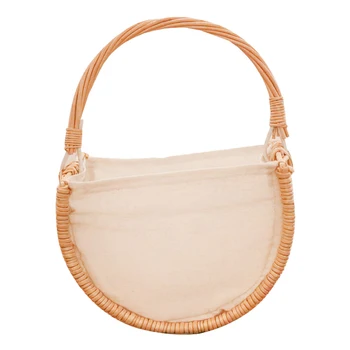 Natural Wicker Woven Flower Basket Home Storage Decoration Fruit Basket Flowerpot Portable Basket
Natural Wicker Woven Flower Basket Home Storage Decoration Fruit Basket Flowerpot Portable Basket