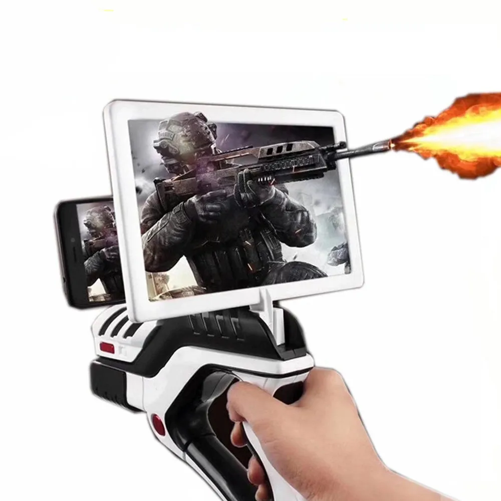 AR Bluetooth Game Pistol A8 Multi-Player Gun Battle Ar Gun Augmented Reality Shooting VR Mobile Phone Body Sense Game Handle
AR Bluetooth Game Pistol A8 Multi-Player Gun Battle Ar Gun Augmented Reality Shooting VR Mobile Phone Body Sense Game Handle