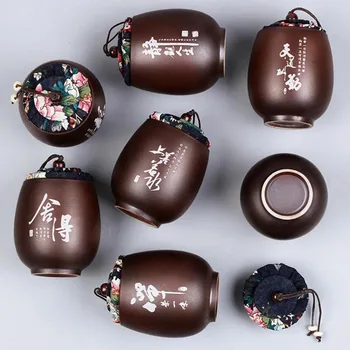 Multifunction Tea Box Airtight Coffee Box Mini Pottery Jar Storage Pots Tea Packaging Boxes Food Storage Tanks Kitchen Container
Multifunction Tea Box Airtight Coffee Box Mini Pottery Jar Storage Pots Tea Packaging Boxes Food Storage Tanks Kitchen Container