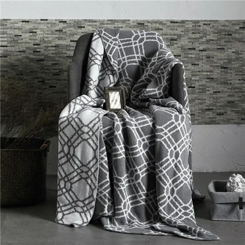 LISM Cotton Knitted Plaid Blanket Geometric Business Cover Blanket Machine Washable
LISM Cotton Knitted Plaid Blanket Geometric Business Cover Blanket Machine Washable