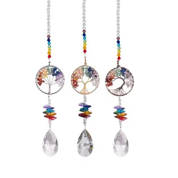 Colorful Lucky Tree of Life Rainbow Suncatcher Crystal Window Hanging Handmade Home Decoration Accessories Living Room Glass
Colorful Lucky Tree of Life Rainbow Suncatcher Crystal Window Hanging Handmade Home Decoration Accessories Living Room Glass
