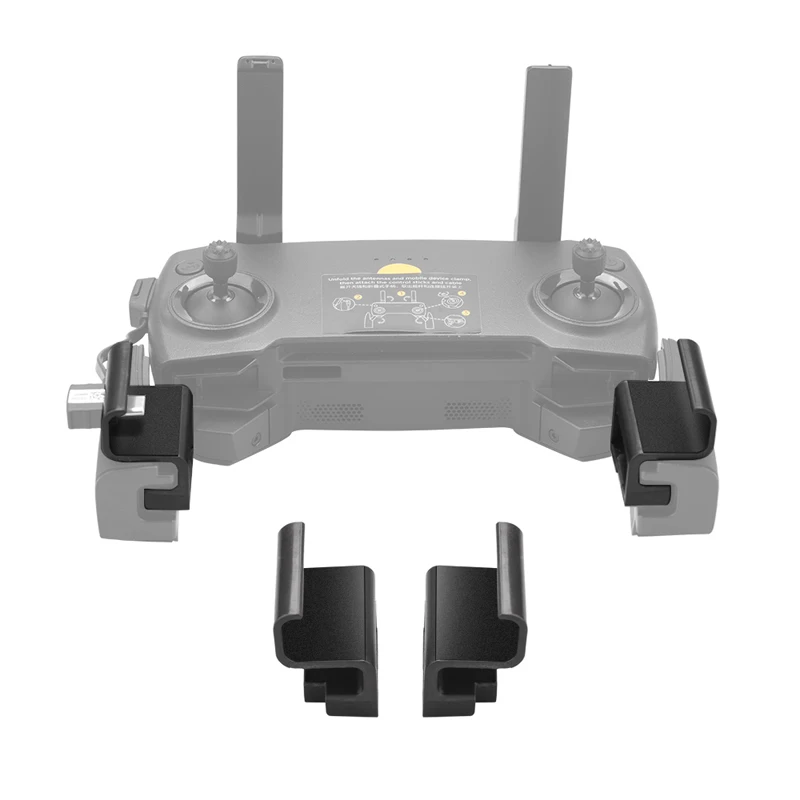 

1Pair Remote Control Mount Phone Case Holder Stand Bracket Extended Clip For DJI Mavic 2/Mini/Pro/Air Spark Portable Durable