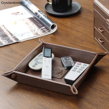PU Leather Valet Trinket Folding Dice Rolling Tray Collapsible Retro Home Jewelry Ring Tray Sundries Storage Box Bins
PU Leather Valet Trinket Folding Dice Rolling Tray Collapsible Retro Home Jewelry Ring Tray Sundries Storage Box Bins