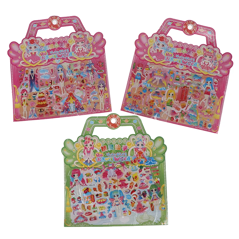 2PCS Cute Mermaid/Princess Dress Up Sticker for DIY Diary Phone Laptop Book Kids Anime Kawaii Stickers Children Toys
2PCS Cute Mermaid/Princess Dress Up Sticker for DIY Diary Phone Laptop Book Kids Anime Kawaii Stickers Children Toys
