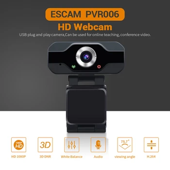 Fast Shipping HD Camera Web Cam Camera Webcam HD 1932*1088 Widescreen Video Calling and Recording with Mic for Desktop Laptop
Fast Shipping HD Camera Web Cam Camera Webcam HD 1932*1088 Widescreen Video Calling and Recording with Mic for Desktop Laptop