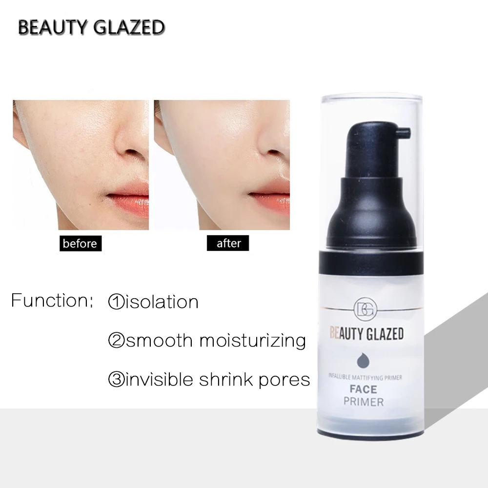 Beauty Glazed Face Base Primer Makeup Liquid Matte Moisturizing Oil-control Facial Cream Brighten Foundation Primer Cosmetic
Beauty Glazed Face Base Primer Makeup Liquid Matte Moisturizing Oil-control Facial Cream Brighten Foundation Primer Cosmetic