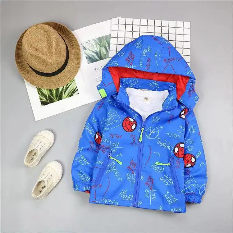 2-6 Years Children Jackets Autumn Spring Kids Outerwear Coats Cute Spiderman Cartoon Jackets for Boy Baby Boys Girls Windbreaker
2-6 Years Children Jackets Autumn Spring Kids Outerwear Coats Cute Spiderman Cartoon Jackets for Boy Baby Boys Girls Windbreaker