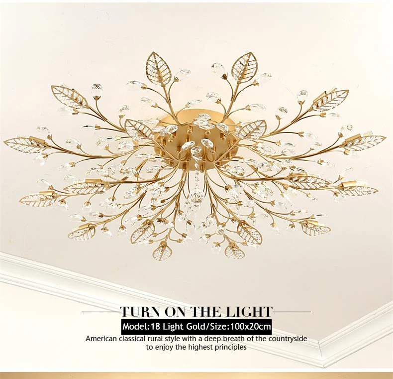 TRAZOS New Led Ceiling Lights Gold Lamp For Bedroom Living room Lighting lustre de plafond Lustre Modern Ceiling lamp AC110-240V TRAZOS New Led Ceiling Lights Gold Lamp For Bedroom Living room Lighting lustre de plafond Lustre Modern Ceiling lamp AC110-240V