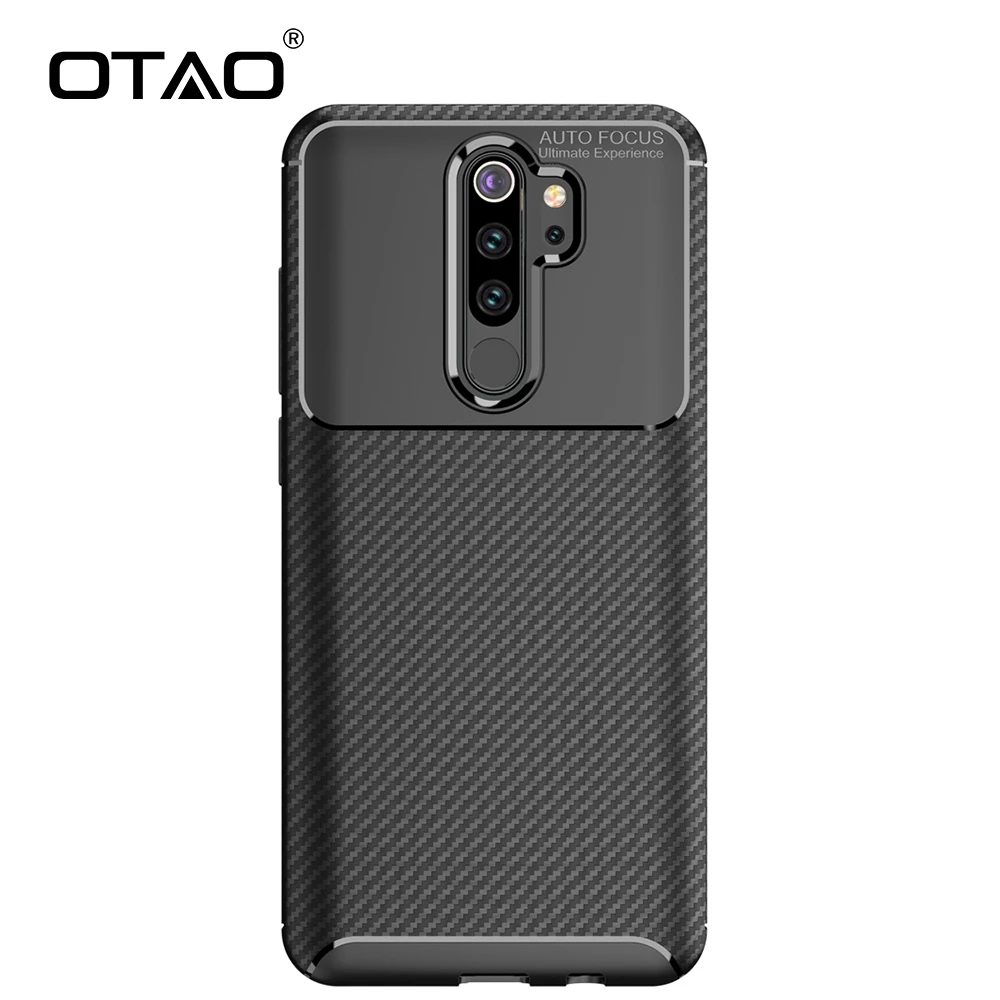 Мягкий силиконовый чехол OTAO для Xiaomi Redmi Note 8 7 6 5 Pro K20 8A 7A из углеродного волокна Mi Lite