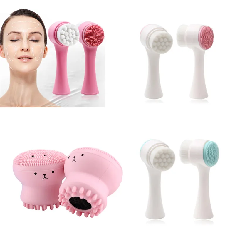 Double Side Silicone Facial Cleanser Brush /Cute Animal Octopus 3D Face Cleaning Massage Face Exfoliator Washing Skin Care Tool
Double Side Silicone Facial Cleanser Brush /Cute Animal Octopus 3D Face Cleaning Massage Face Exfoliator Washing Skin Care Tool