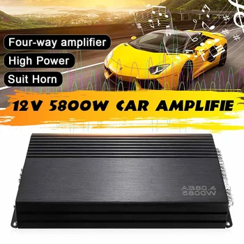 5800W 12V amplificador Car Amplifier 4 Channel HiFi Stereo Audio Amplifier Subwoofer Bass Mini Amplifiers Speaker
5800W 12V amplificador Car Amplifier 4 Channel HiFi Stereo Audio Amplifier Subwoofer Bass Mini Amplifiers Speaker