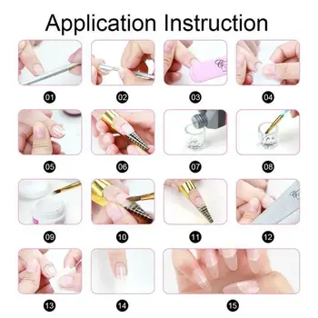 1 Set Full Acrylic Powder Nail Art Tool Set Nail Tips Brush Manicure Tool Kit TSLM1
1 Set Full Acrylic Powder Nail Art Tool Set Nail Tips Brush Manicure Tool Kit TSLM1