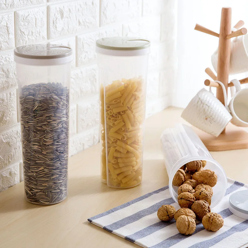 Kitchen Noodle Box Plastic Transparent Storage Box Grain Storage Tank Food Grade Fresh Sealed Storage Container 
Kitchen Noodle Box Plastic Transparent Storage Box Grain Storage Tank Food Grade Fresh Sealed Storage Container