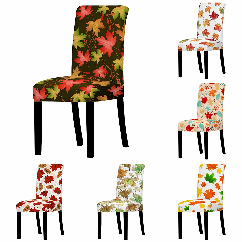 Maple Leaf Printed Stretch Chair Cover Anti-dirty Elastic Spandex Removable Protection Chair Covers For Banquet Hotel Restaurant
Maple Leaf Printed Stretch Chair Cover Anti-dirty Elastic Spandex Removable Protection Chair Covers For Banquet Hotel Restaurant