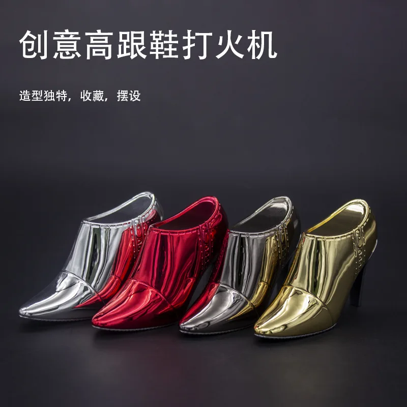 2019 New exotic shoes Creative fashion High heels lighter gas inflatable mini lighter —color randomly
2019 New exotic shoes Creative fashion High heels lighter gas inflatable mini lighter —color randomly