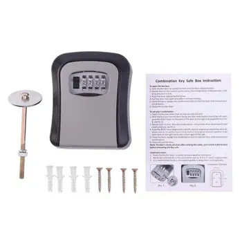 Key Safe Box 4 Digit Combination Password Keys Box Key Storage Organizer Case Wall Mounted Home Security Lock Tool Metal Key Box
Key Safe Box 4 Digit Combination Password Keys Box Key Storage Organizer Case Wall Mounted Home Security Lock Tool Metal Key Box