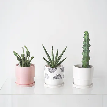 Nordic Cylindrical Ceramic Flower Pot Green Plants Succulent Green Dill Flower Tray with Tray Gardening Home Decoration Supplies
Nordic Cylindrical Ceramic Flower Pot Green Plants Succulent Green Dill Flower Tray with Tray Gardening Home Decoration Supplies