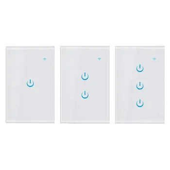 Tuya US Smart WiFi Touch Light Switch PC and ABS Fire Protection Level V0 Shell for Google Home Amazon Alexa Voice Control
Tuya US Smart WiFi Touch Light Switch PC and ABS Fire Protection Level V0 Shell for Google Home Amazon Alexa Voice Control