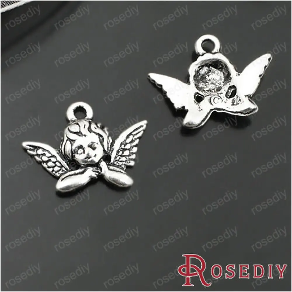 Wholesale 20*11mm Antique Silver color Angel Alloy Charms Pendants Diy Cute Findings Accessories 50 pieces(JM4150)
Wholesale 20*11mm Antique Silver color Angel Alloy Charms Pendants Diy Cute Findings Accessories 50 pieces(JM4150)