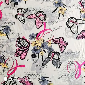 50*140cm Cotton Plain Weave Butterfly Ribbon Printed Fabric Sewing Material Quilting Patchwork Cloth DIY Bedding
50*140cm Cotton Plain Weave Butterfly Ribbon Printed Fabric Sewing Material Quilting Patchwork Cloth DIY Bedding