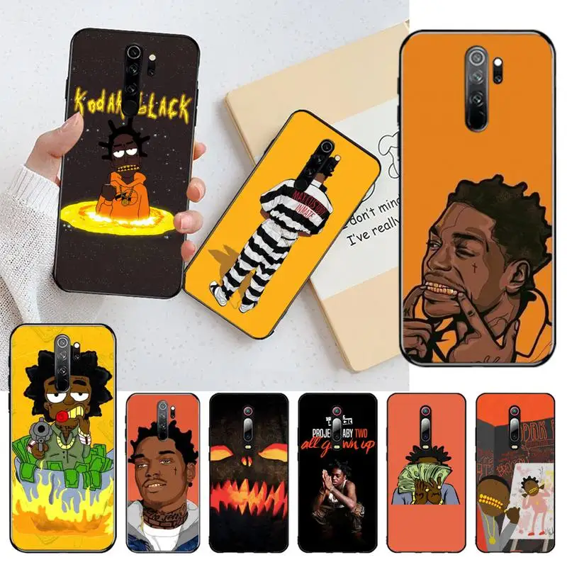 CUTEWANAN Kodak Black Rapper Coque Shell Phone Case for Redmi Note 8 8A 7 6 6A 5 5A 4 4X 4A Go Pro Plus Prime