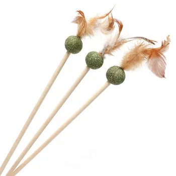 Interactive Cat Toy With Wood Rod, Catnip Ball, Funny Feather, Pet Training Tool For Pet Cat Toys
Interactive Cat Toy With Wood Rod, Catnip Ball, Funny Feather, Pet Training Tool For Pet Cat Toys