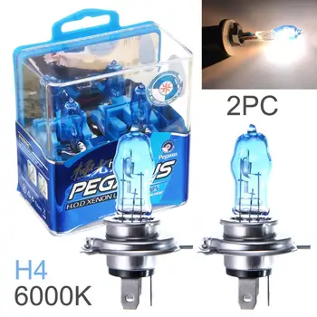 

2pcs/lot 100W White Light Super Bright Car HOD Xenon Halogen Lamp Auto Front Headlight H1 H3 H4 H11 9005 Head Light Bulb