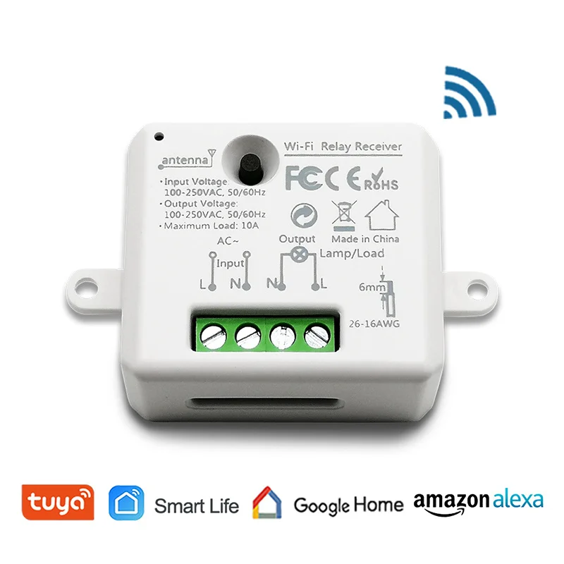 WiFi Switch Mini Relay Module Tuya App Remote Control Your Lights Voice Control Work with Google Home Amazon Alexa Echo IFTTT
WiFi Switch Mini Relay Module Tuya App Remote Control Your Lights Voice Control Work with Google Home Amazon Alexa Echo IFTTT