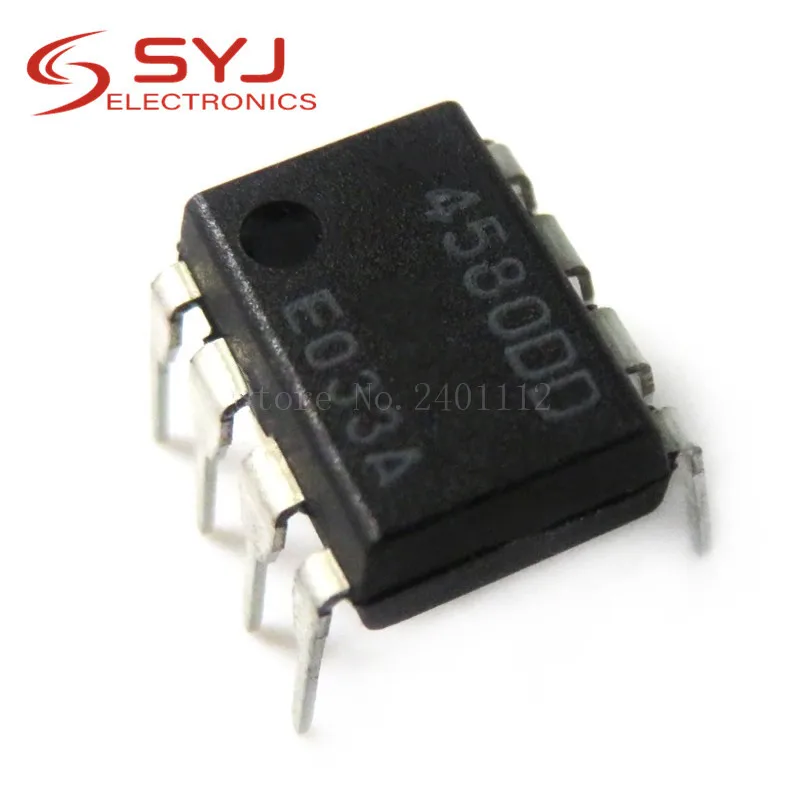 10 шт./лот NJM4580D JRC4580D СИЦ 4580D DIP-8 в наличии | Электронные компоненты и принадлежности
