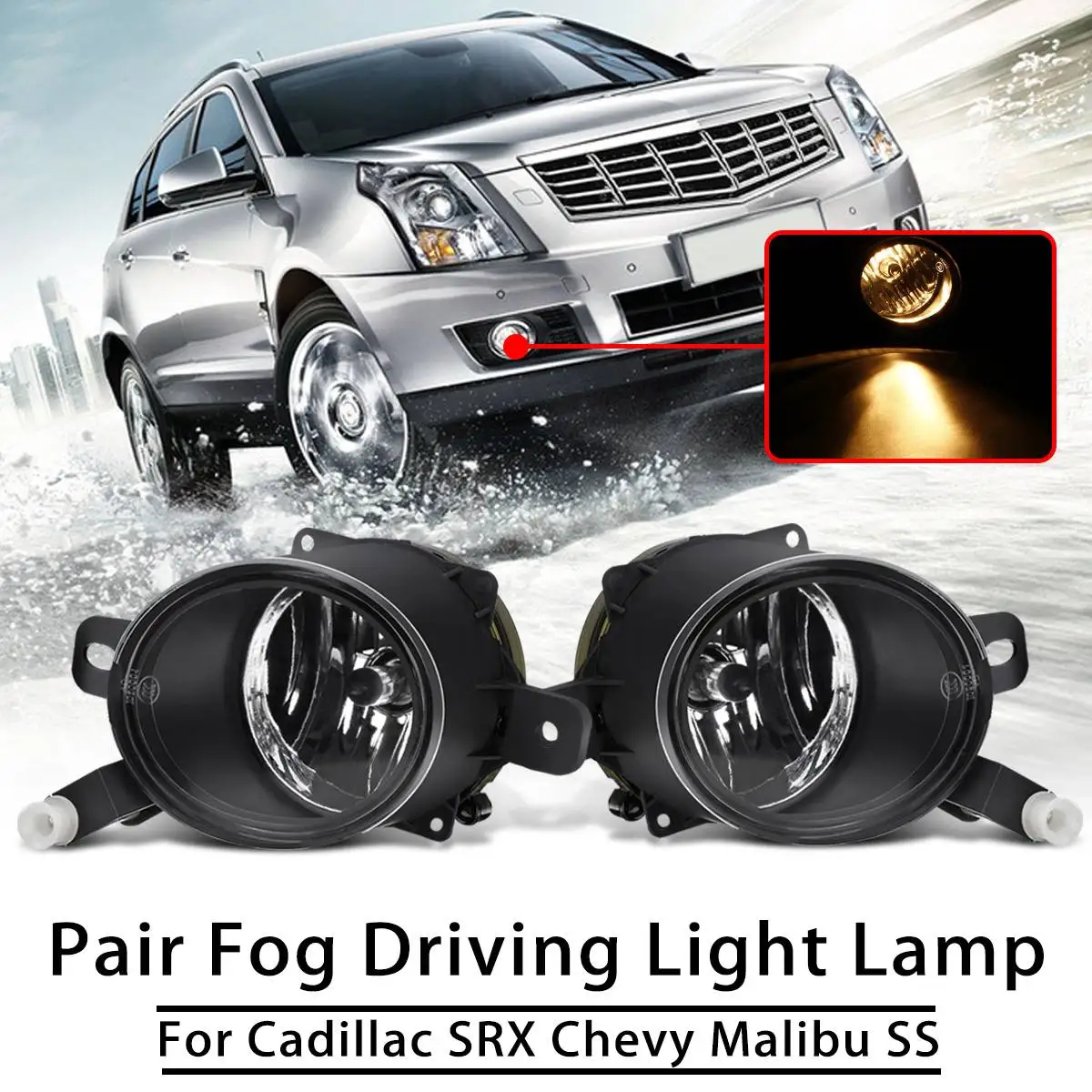 Front Left Right Car Halogen Fog Driving Light Lamp for Cadillac SRX 2010-2016 For Chevy Malibu 2013-2015 For Chevy SS 2014-2015
Front Left Right Car Halogen Fog Driving Light Lamp for Cadillac SRX 2010-2016 For Chevy Malibu 2013-2015 For Chevy SS 2014-2015