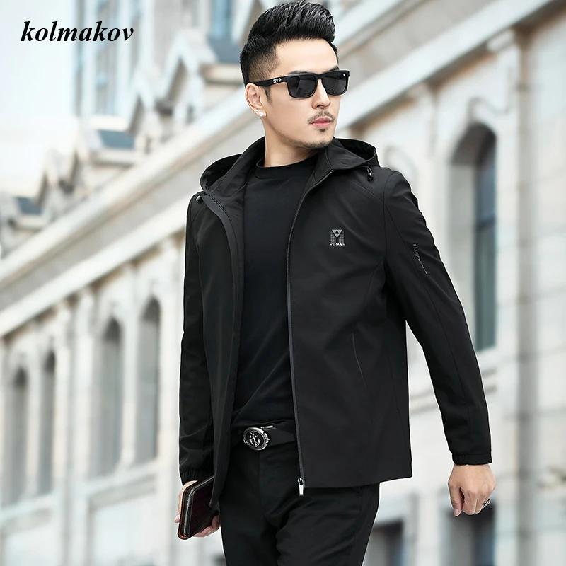 New Arrival Autumn Style Men Boutique Leisure Jacket Coat Fashion Casual Solid Men's Zippers Detachable Hat Jacket Size M-4XL
New Arrival Autumn Style Men Boutique Leisure Jacket Coat Fashion Casual Solid Men's Zippers Detachable Hat Jacket Size M-4XL