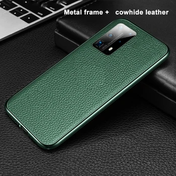 Metal frame case +cowhide leather Case Cover For iPhone 11 Pro Max For Huawei P40 P20 Mate 20 Pro luxurious Business style coque
Metal frame case +cowhide leather Case Cover For iPhone 11 Pro Max For Huawei P40 P20 Mate 20 Pro luxurious Business style coque