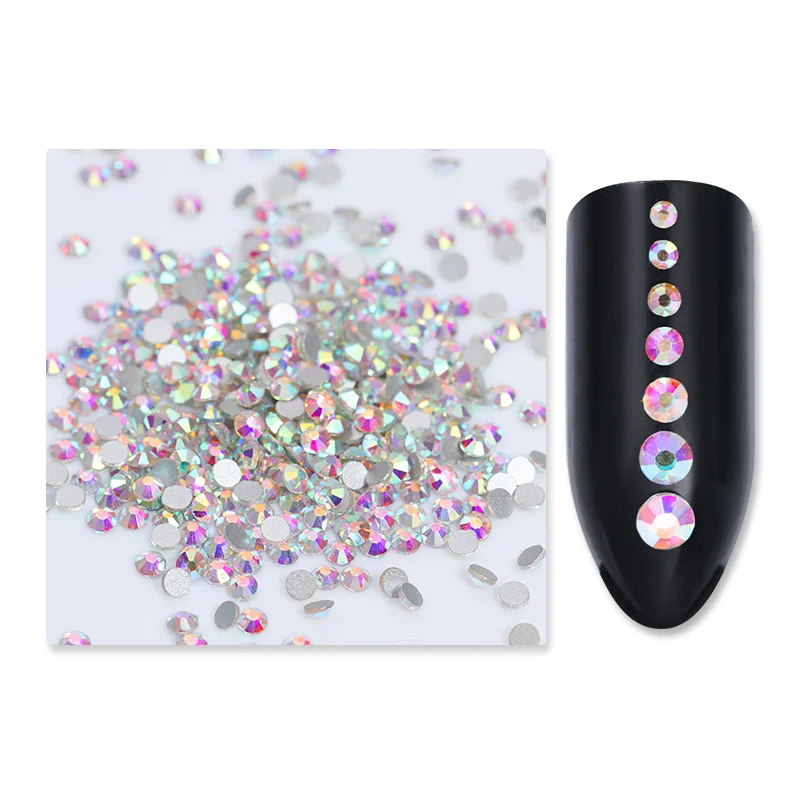 1 Bag Mini Flat Back Rhinestone Multi-size Colorful 3D Nail Decoration SS3-12 for UV Gel Polish Nails Design Approx 1440pcs/bag
1 Bag Mini Flat Back Rhinestone Multi-size Colorful 3D Nail Decoration SS3-12 for UV Gel Polish Nails Design Approx 1440pcs/bag
