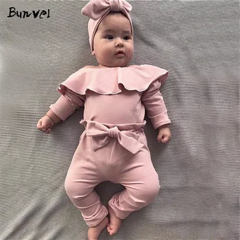 bunvel Winter Baby Girl Clothes Romper Solid Pink Bodysuit Long Sleeve Peter pan Collar 2PCS Outfits Set Baby Costume t
bunvel Winter Baby Girl Clothes Romper Solid Pink Bodysuit Long Sleeve Peter pan Collar 2PCS Outfits Set Baby Costume t