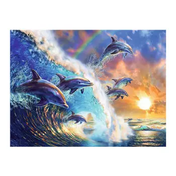 Surf Dolphin Digital Oil Painting By Numbers Canvas Wall Picture DIY Hand Painted No Frame Home Decor for Adults Beginner
Surf Dolphin Digital Oil Painting By Numbers Canvas Wall Picture DIY Hand Painted No Frame Home Decor for Adults Beginner