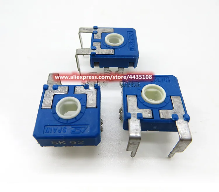 15pcs for Spain CA14ND11 PT15 Horizontal B502 5K Potentiometer / Oval hole 5K Adjustable Potentiometer
15pcs for Spain CA14ND11 PT15 Horizontal B502 5K Potentiometer / Oval hole 5K Adjustable Potentiometer