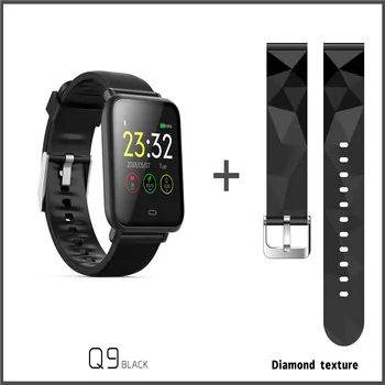 Smart Watch Q9 IP67 Waterproof Double Strap Replaceable Heart Rate Blood Pressure Monitor Bluetooth Sport Fitness Bracelet Watch
Smart Watch Q9 IP67 Waterproof Double Strap Replaceable Heart Rate Blood Pressure Monitor Bluetooth Sport Fitness Bracelet Watch