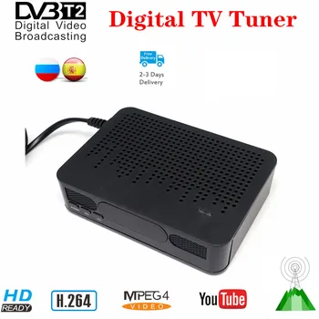 HD 1080P Digital TV Tuner DVB-T2 DVB-T Ship From Russia Spain Support Youtube USB Upgrade Terrestrial Receiver Decoder
HD 1080P Digital TV Tuner DVB-T2 DVB-T Ship From Russia Spain Support Youtube USB Upgrade Terrestrial Receiver Decoder