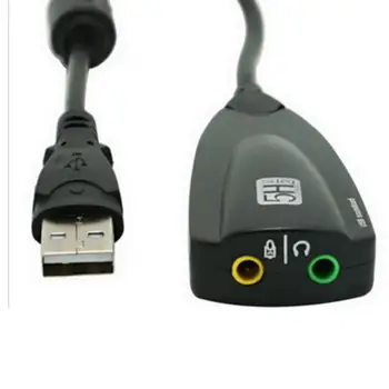 External USB 3.5mm Jack Sound Card Virtual 7.1 Adapter USB To 3D CH Sound Antimagnetic Audio Headset Microphone For Laptop
External USB 3.5mm Jack Sound Card Virtual 7.1 Adapter USB To 3D CH Sound Antimagnetic Audio Headset Microphone For Laptop