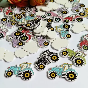 50pcs Mix color tractor Decorative Buttons Sewing Scrapbooking Wooden Buttons for Crafts Scrapbooking Accessories 21*30mm
50pcs Mix color tractor Decorative Buttons Sewing Scrapbooking Wooden Buttons for Crafts Scrapbooking Accessories 21*30mm