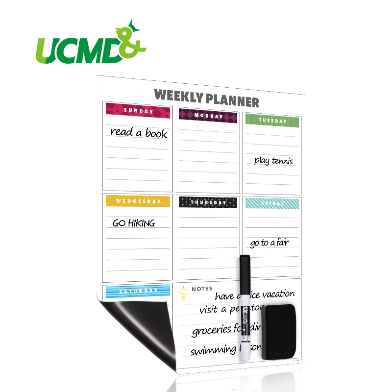 42x30cm Calendar Schedule Weekly Daily Planner Fridge Magnet Magnetic Flexible Writing Drawing Message Memo Reminder Whiteboard
42x30cm Calendar Schedule Weekly Daily Planner Fridge Magnet Magnetic Flexible Writing Drawing Message Memo Reminder Whiteboard