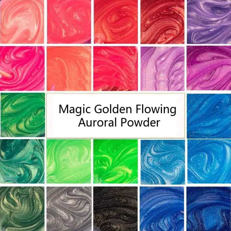 Magic Golden Flowing Auroral Powder Pearl Pigment Powder Mica Pearlescent Colorants Dye Resin Pigment Jewelry Making
Magic Golden Flowing Auroral Powder Pearl Pigment Powder Mica Pearlescent Colorants Dye Resin Pigment Jewelry Making