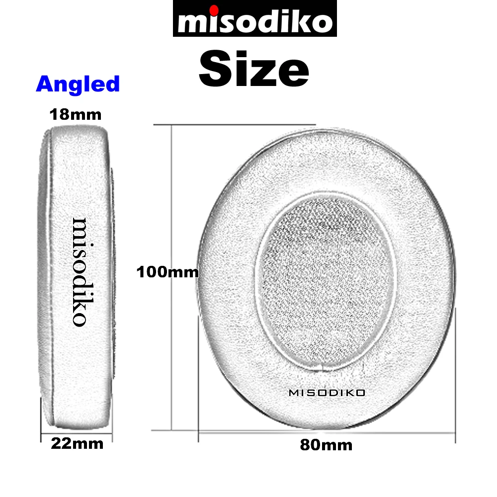 Сменные Угловые амбушюры misodiko Комплект подушек для наушников Sony MDR 1A 1ABT 1ADAC детали