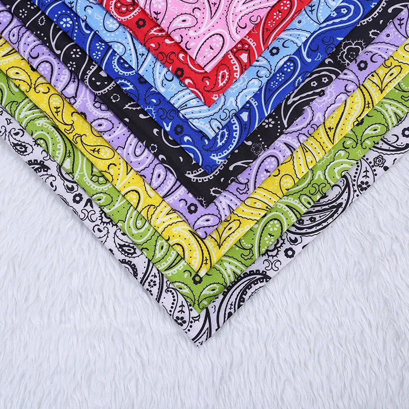 100cmx150cm Printing Polyester Paisley Pattern Fabrics For DIY Mouth Masks Quilting Home Textile Women Dress Garment Patchwork | Дом и сад
