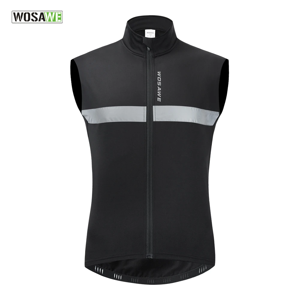 WOSAWE Winter Cycling Vest Fleece Warm Up Windproof Gilet Road MTB Bike Riding Skiing Vest Reflective Biyclcle Cycling Jacket
WOSAWE Winter Cycling Vest Fleece Warm Up Windproof Gilet Road MTB Bike Riding Skiing Vest Reflective Biyclcle Cycling Jacket