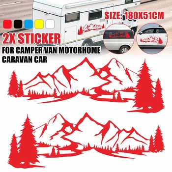 Pair Car RV Side Body Decal Stickers Large Mountain Tree DIY Decor 180x51cm For Camper Motorhome Van Caravan
Pair Car RV Side Body Decal Stickers Large Mountain Tree DIY Decor 180x51cm For Camper Motorhome Van Caravan