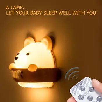 Bear Shape Hallway Wall Lamp Bedroom Bedside Night Light w/Remote Control
Bear Shape Hallway Wall Lamp Bedroom Bedside Night Light w/Remote Control