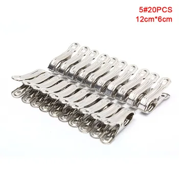 Strong Anti Wind Stainless Steel Clips Clothes Pins Clothing Pegs Household Clothespin Laundry Clamp Big Clip 4/5/6/8/10/20pcs
Strong Anti Wind Stainless Steel Clips Clothes Pins Clothing Pegs Household Clothespin Laundry Clamp Big Clip 4/5/6/8/10/20pcs